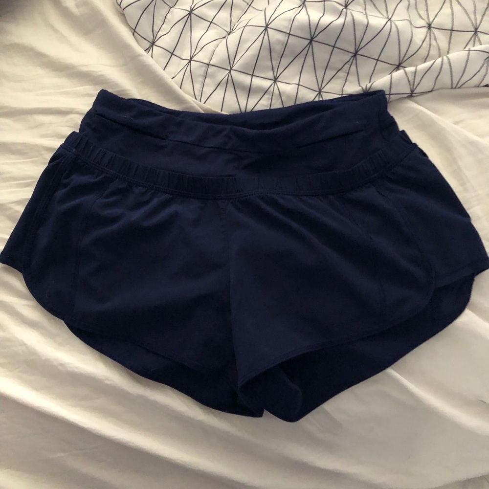 Navy Blue Lululemon Shorts